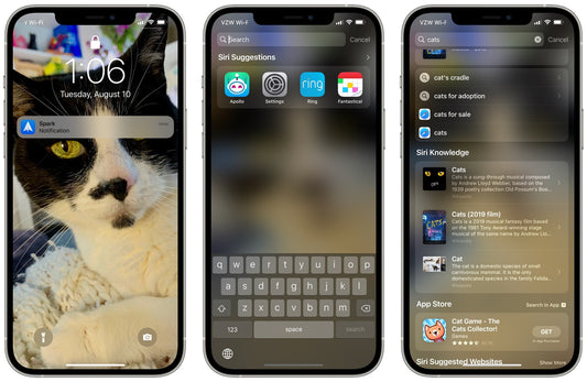 Mejoras de iOS 15 Spotlight