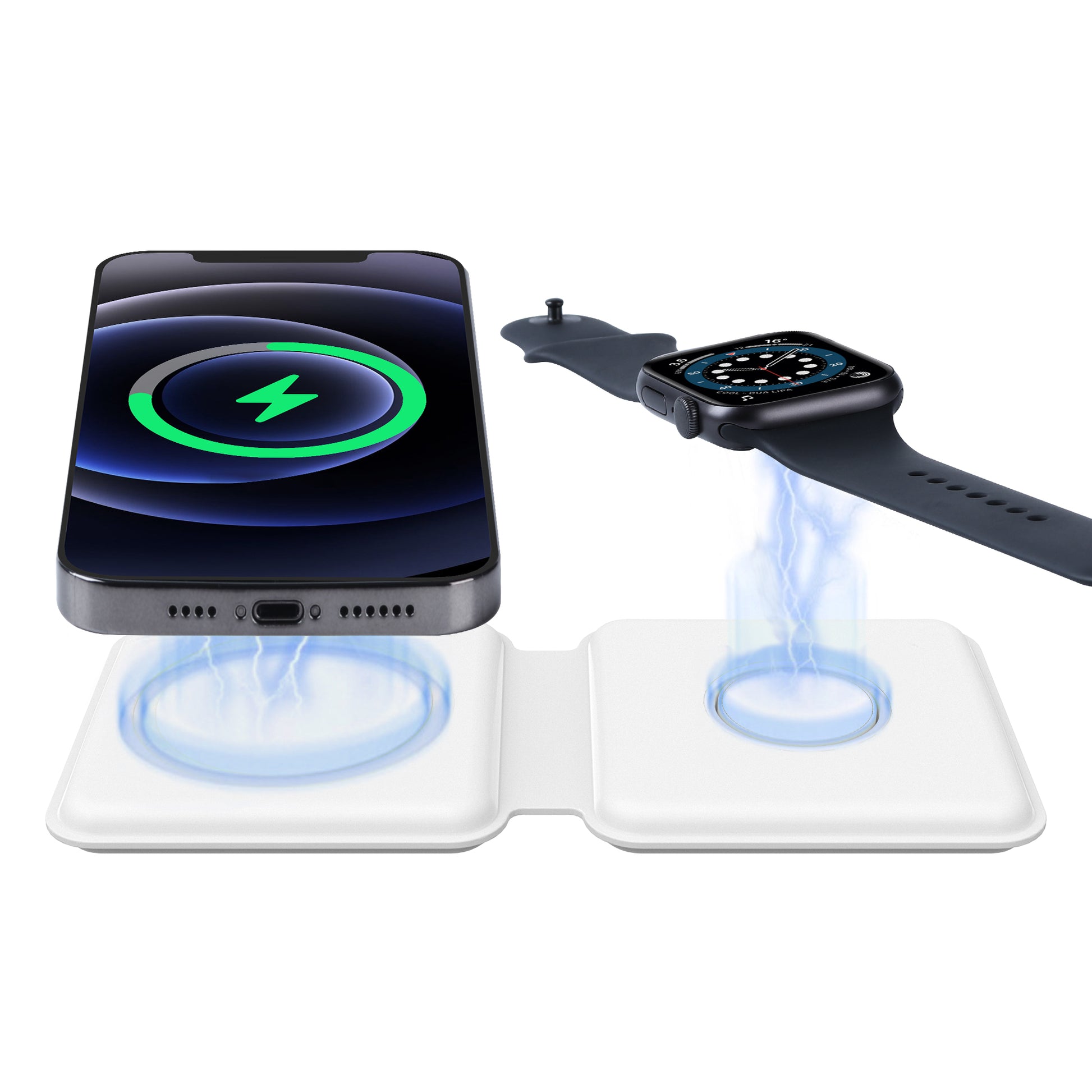 Cargador Magsafe Duo Alpha™ cromado - ENGLA Chile ®