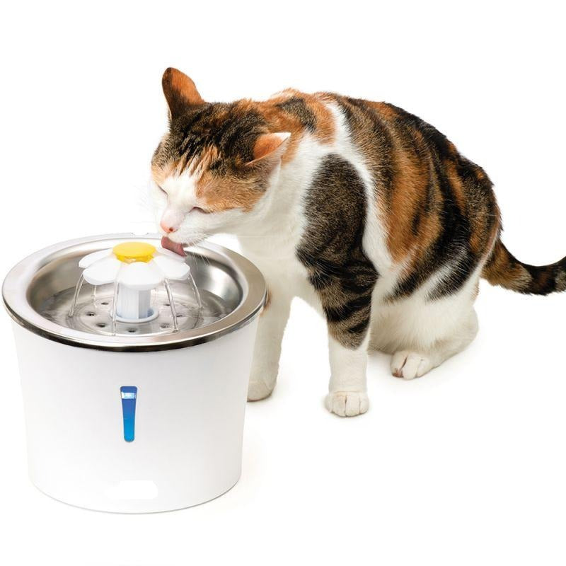 Bebedero De Agua Acero Inoxidable 3 Litros Gato Catit CATIT
