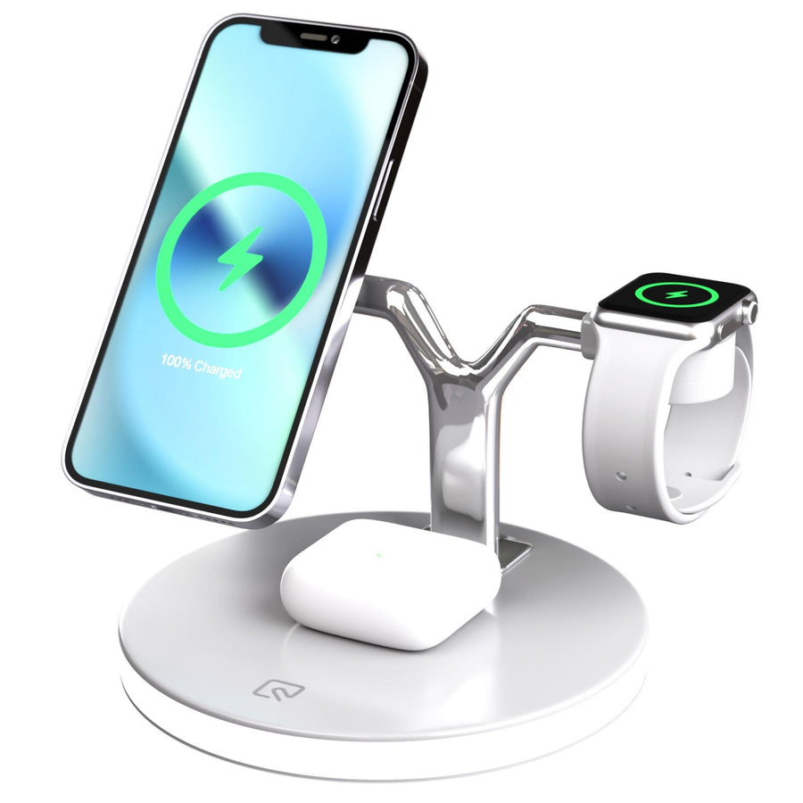 Cargador inalámbrico Aura™ MagSafe - ENGLA Chile ® White / No incluye