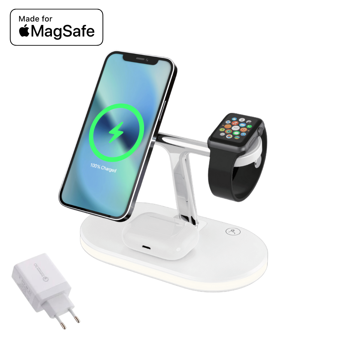 Aura™ 2 - Cargador inalámbrico MagSafe - ENGLA Chile ® White / Incluye