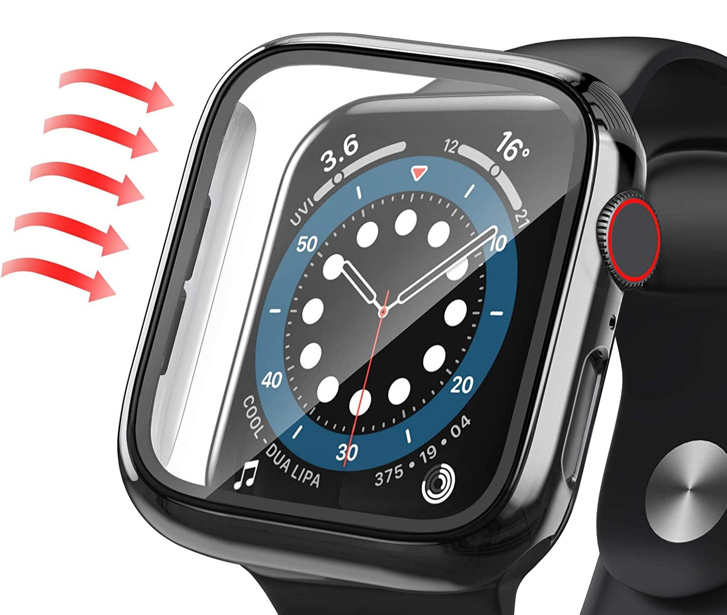 Crystal ™ - Protector de pantalla Apple Watch con vidrio templado - ENGLA Chile ®