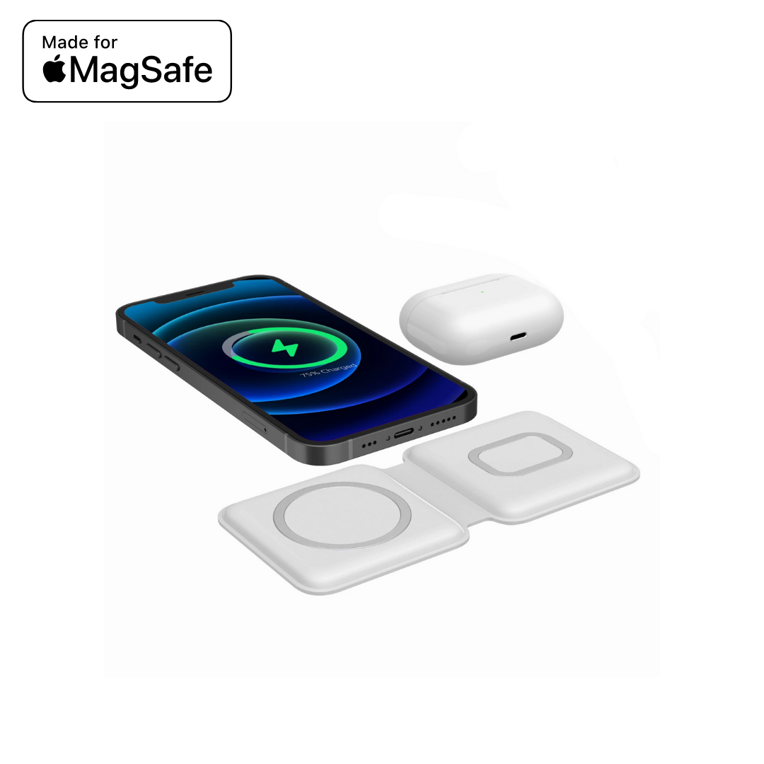 Cargador inalámbrico AlphaDuo™ 2 - ENGLA Chile ® Sin adaptador carga rápida