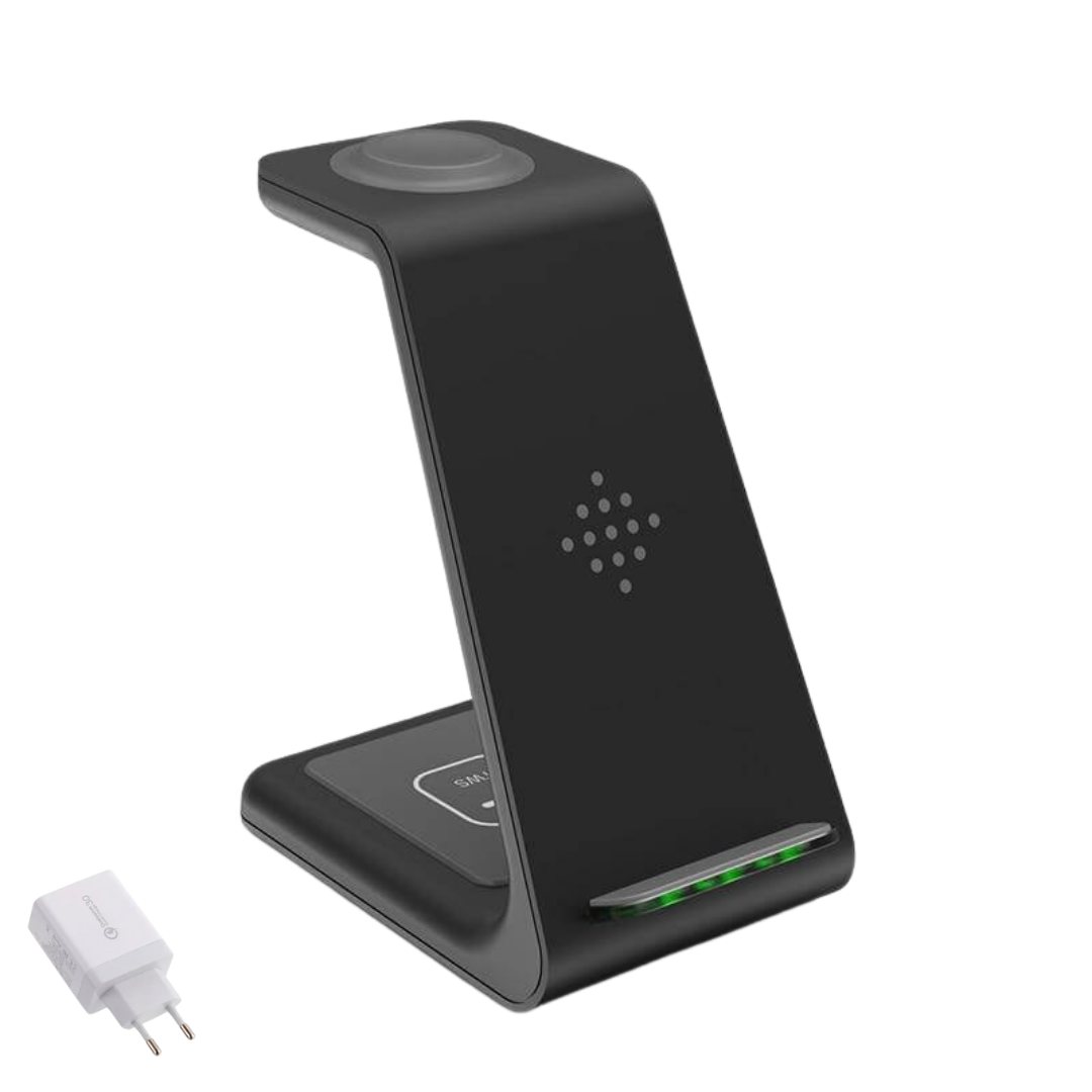 Cargador inalámbrico Atom™ - ENGLA Chile ® Black / Incluye