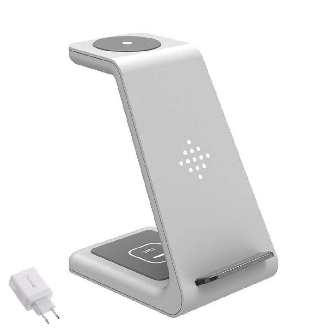 Cargador inalámbrico Atom™ - ENGLA Chile ® White / Incluye