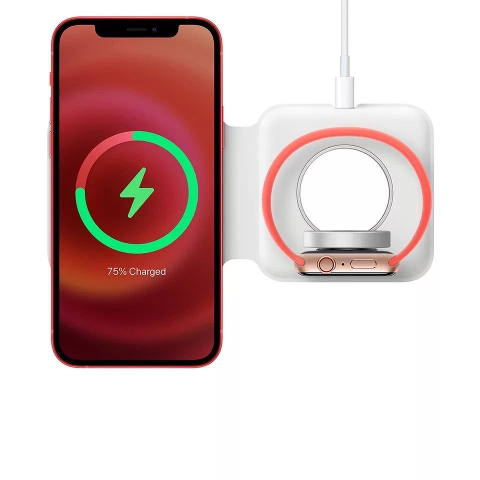 Cargador Magsafe Duo Alpha™ cromado - ENGLA Chile ®