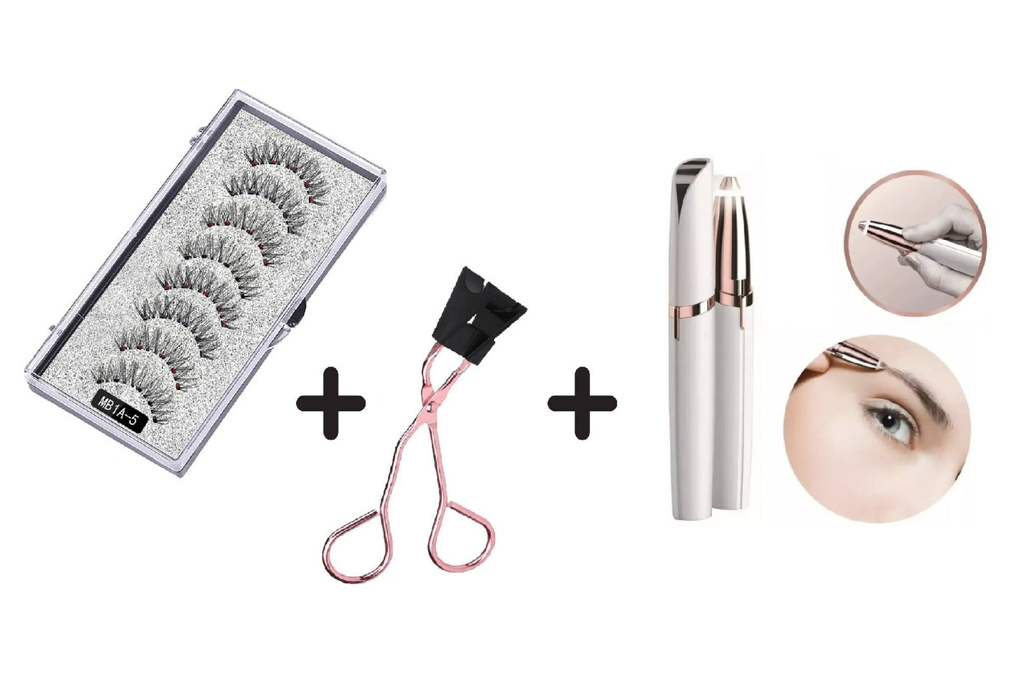 SuperLash ™ - Pestañas Postizas Magnéticas - ENGLA Chile ® 1 Pack Pestañas + Aplicador + Removedor Vello Facial