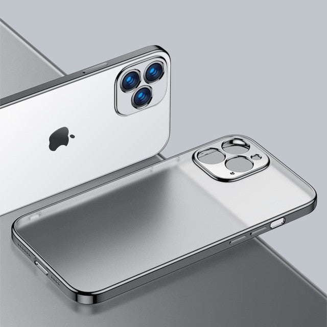 Funda Aurora™ matte series - ENGLA Chile ® iPhone 12 / Silver