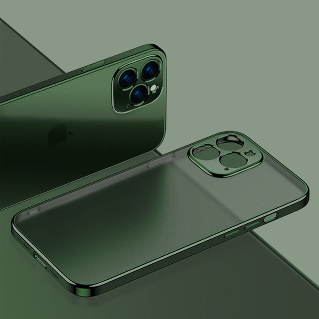 Funda Aurora™ matte series - ENGLA Chile ® iPhone 12 / Dark Green