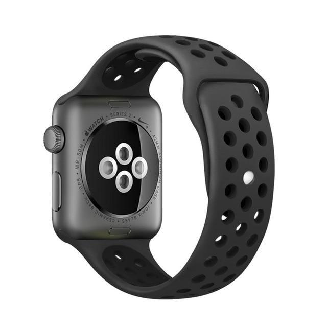 Correa deportiva Sport para Apple Watch 21 colores - ENGLA Chile ® coal black / 38MM or 40MM SM