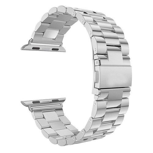 Exclusiva correa de acero inoxidable de lujo para Apple Watch - ENGLA Chile ® silver / 38mm o 40mm