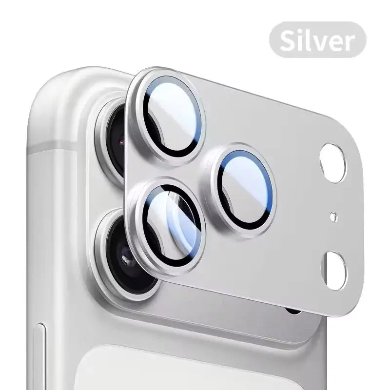 Protector de cámara iPhone 17 Plata