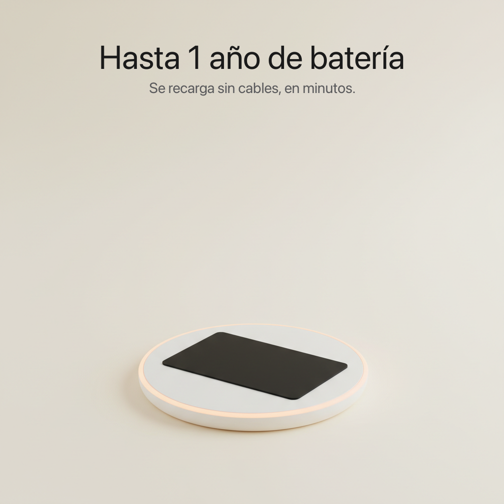 Hasta 1 año de batería
