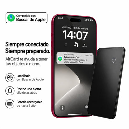 AirCard — Tarjeta Rastreadora para Apple Find My