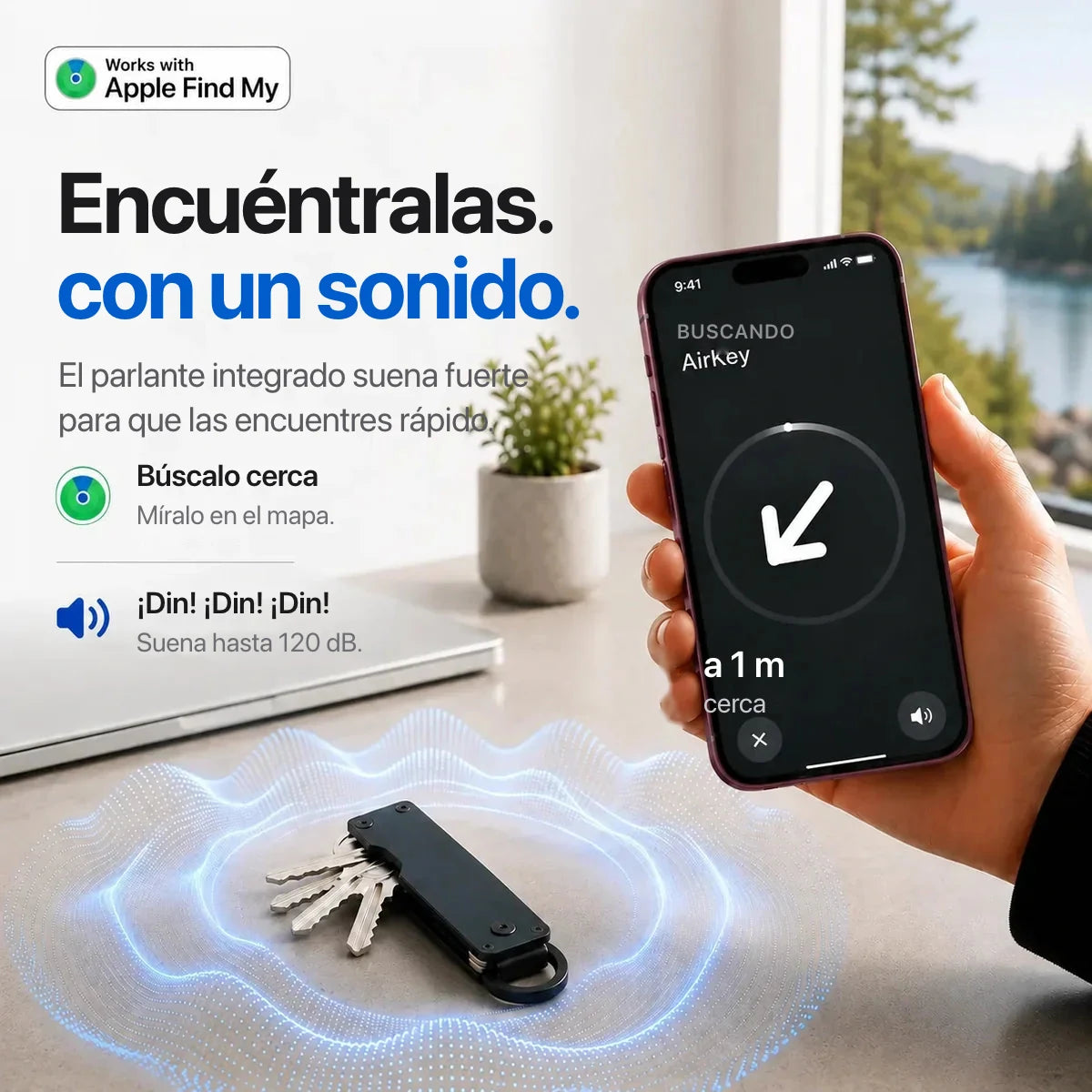 Encuéntralas con un sonido de hasta 120 dB