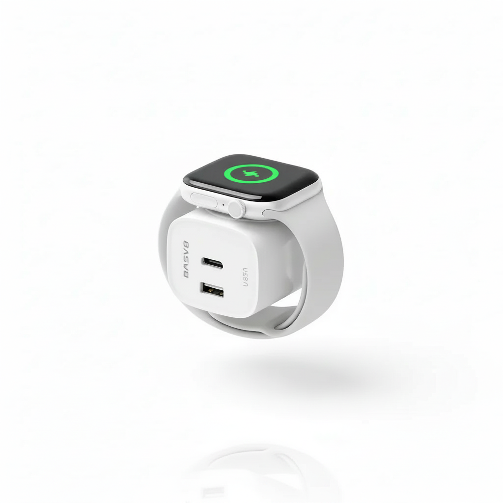 Cargador 3 en 1 con Apple Watch — hero