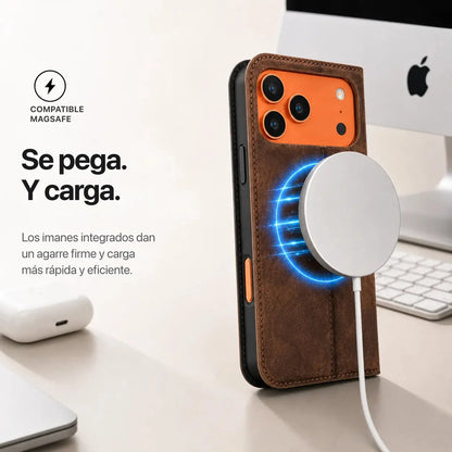 Se pega y carga — compatible MagSafe