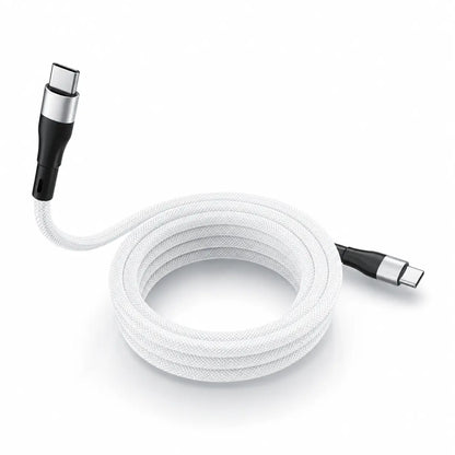 Cable Magnético USB-C MagCable Titanium White
