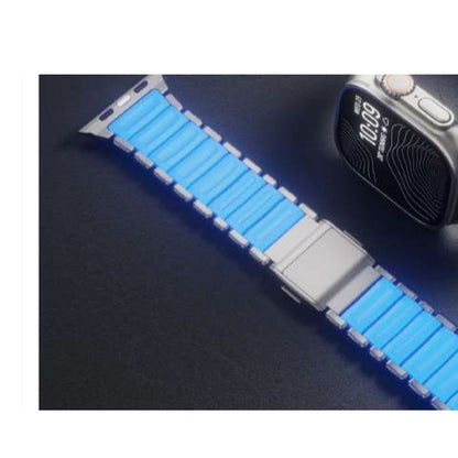 WatchBand Active Titanio Negro Blanco