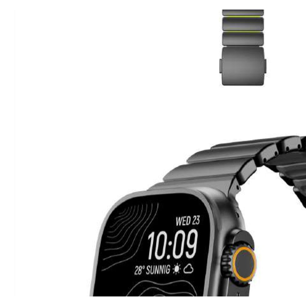 WatchBand Active Titanio Negro Gris