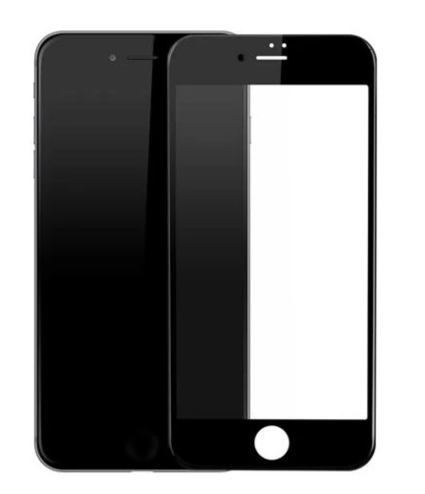 Lámina de vidrio templado 9D protección completa - ENGLA Chile ® iPhone 6/6S Plus / Black