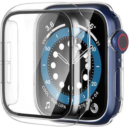 Crystal ™ - Protector de pantalla Apple Watch con vidrio templado - ENGLA Chile ® Transparent / 45mm series 7