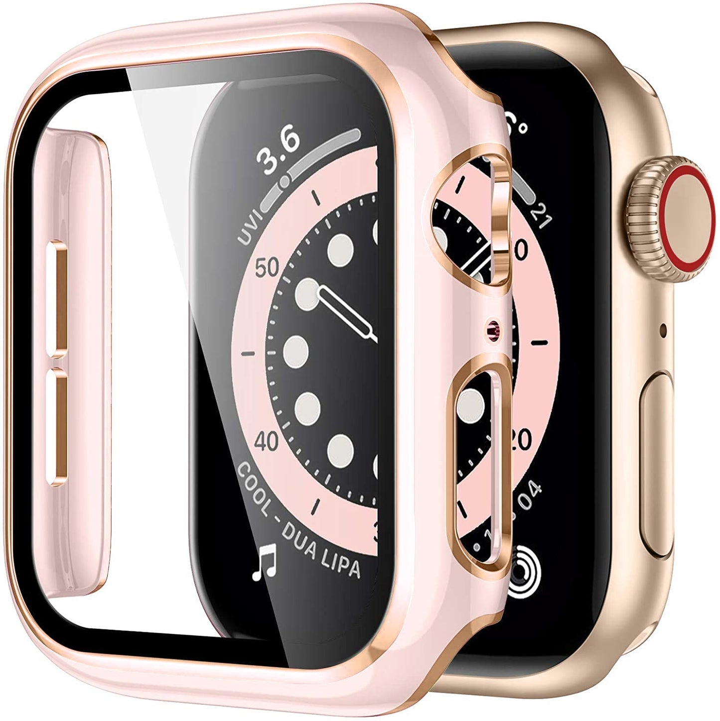 Diamond ™ - Protector + lámina Apple Watch - ENGLA Chile ® pink rose / 38mm series 321