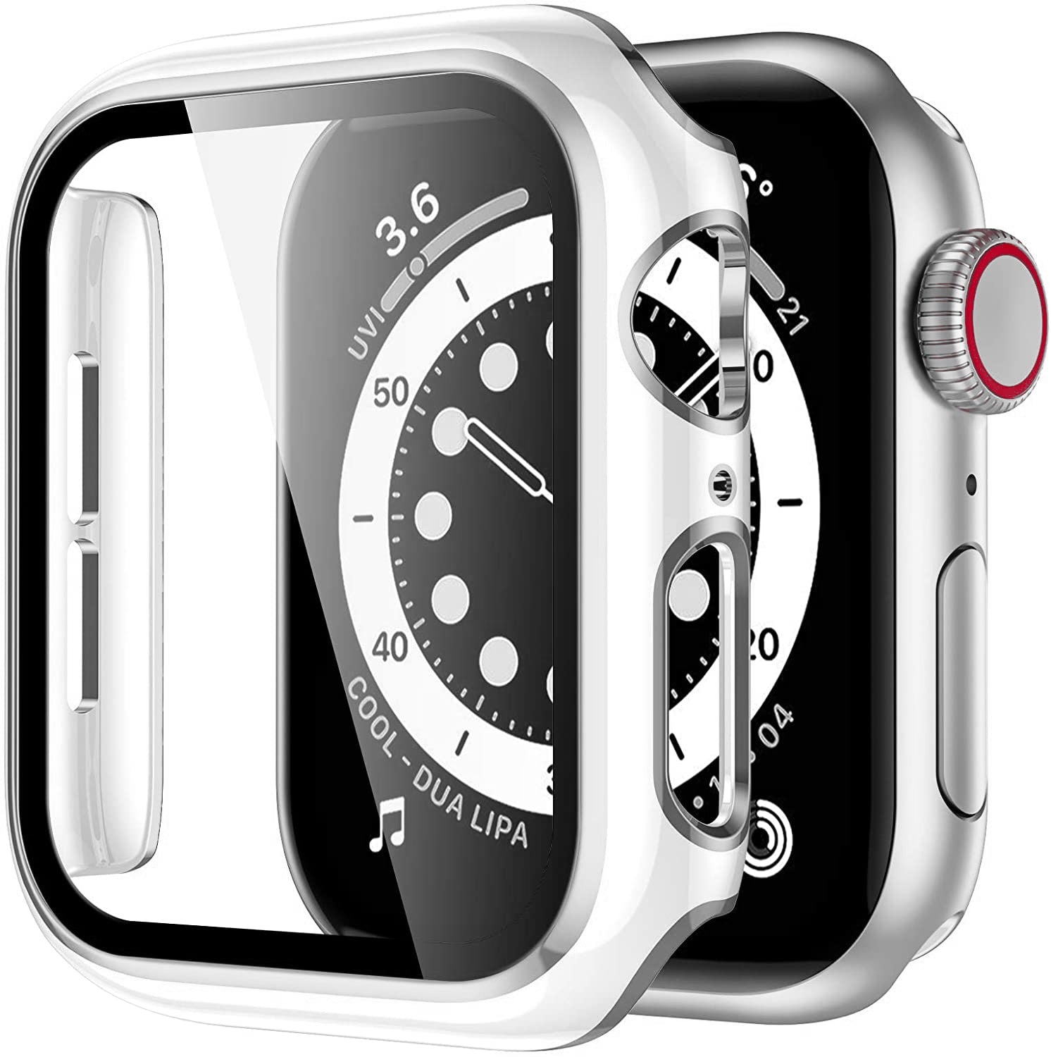 Diamond ™ - Protector + lámina Apple Watch - ENGLA Chile ® white silver / 38mm series 321