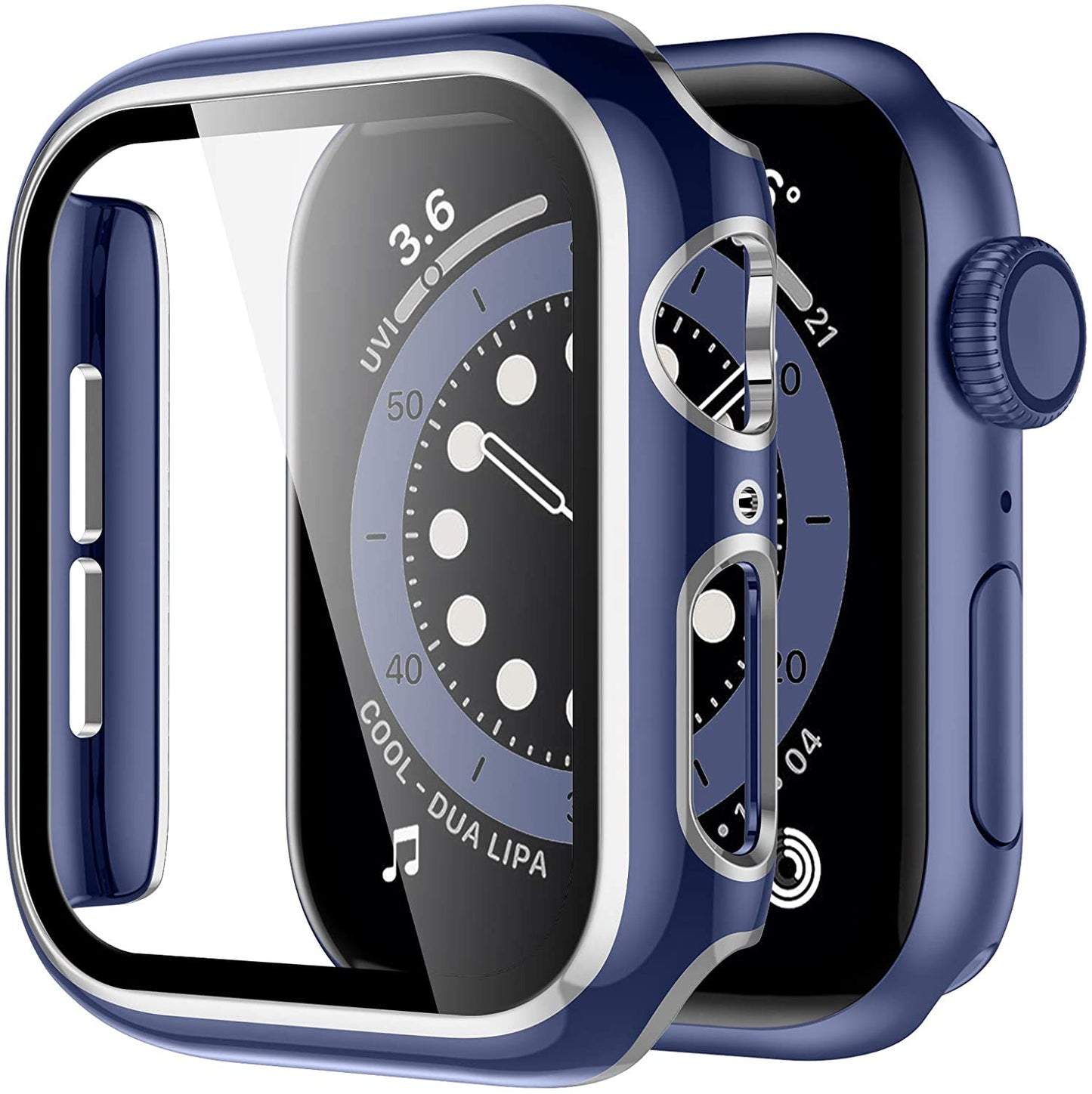 Diamond ™ - Protector + lámina Apple Watch - ENGLA Chile ® blue silver / 38mm series 321