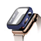 Protector de pantalla completo Apple Watch con vidrio templado - ENGLA Chile ® Mindnight blue / 38mm series 3 2 1