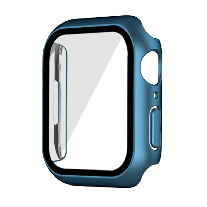 Crystal ™ - Protector de pantalla Apple Watch con vidrio templado - ENGLA Chile ® Abyss Aluminum / 45mm series 7