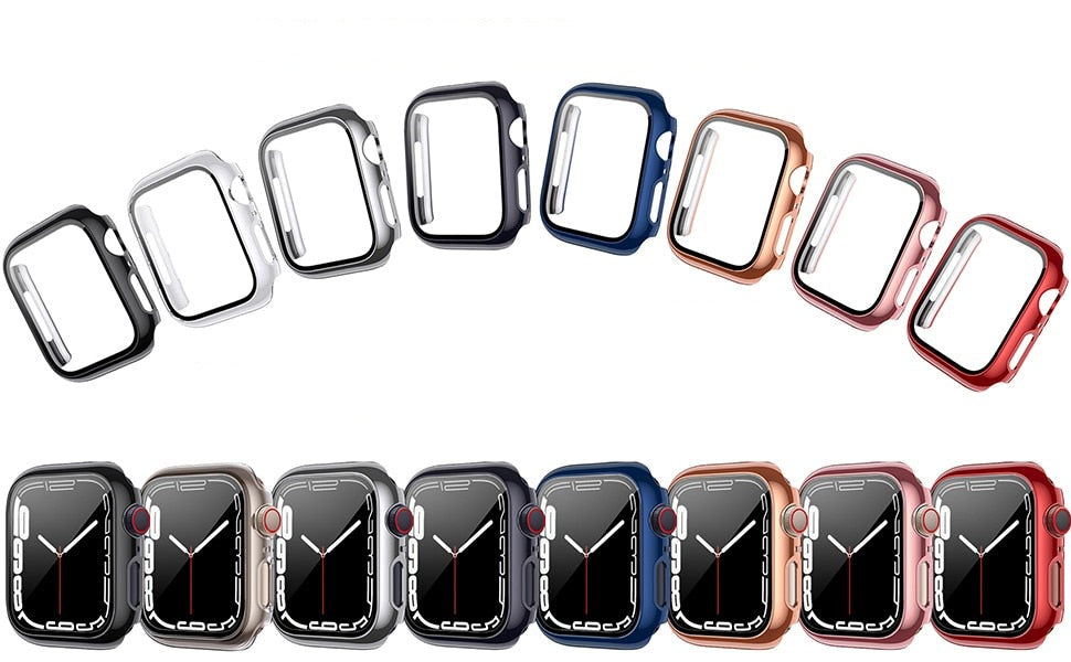 Crystal Protector de pantalla Apple Watch con vidrio templado