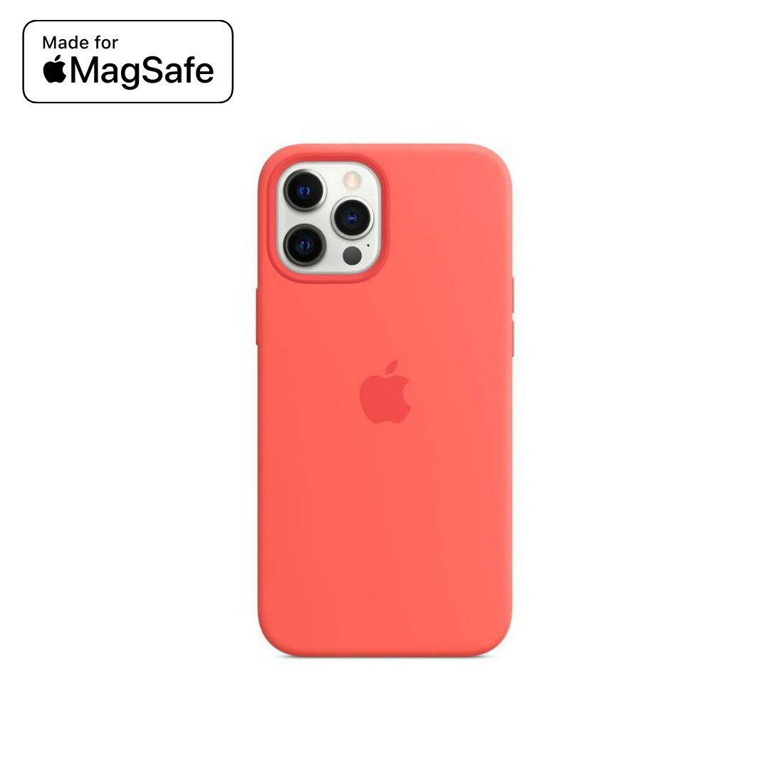 Carcasa de silicona con MagSafe para el iPhone 12 y el iPhone 12