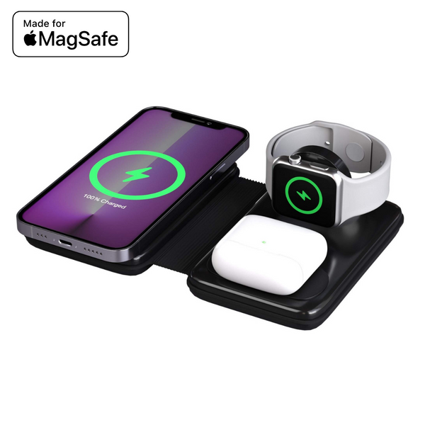 Omega™ - Cargador inalámbrico plegable 3 en 1