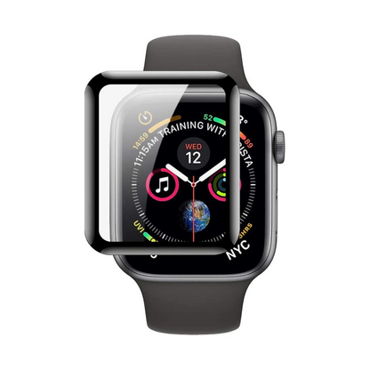 Vidrio templado curvo para Apple Watch - ENGLA Chile ® Black / For 44mm apple watch