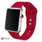 Correa de silicona suave para todos los modelos de Apple Watch 21 colores - ENGLA Chile ® Rose red / 38MM ML