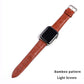 Correa de cuero para Apple Watch - ENGLA Chile ® Light brown / 42mm or 44mm