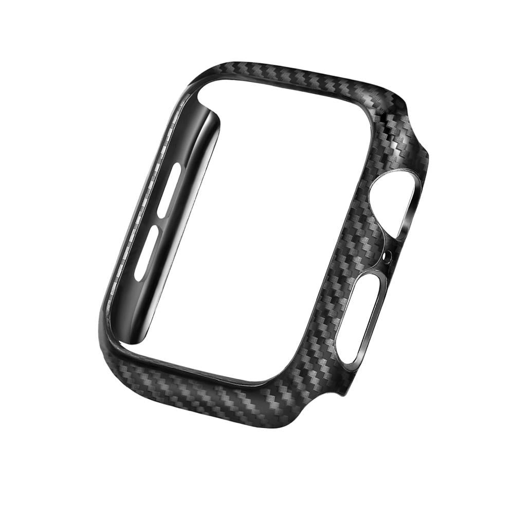 Protector estilo Fibra de Carbono para Apple Watch - ENGLA Chile ® Black / For 42mm