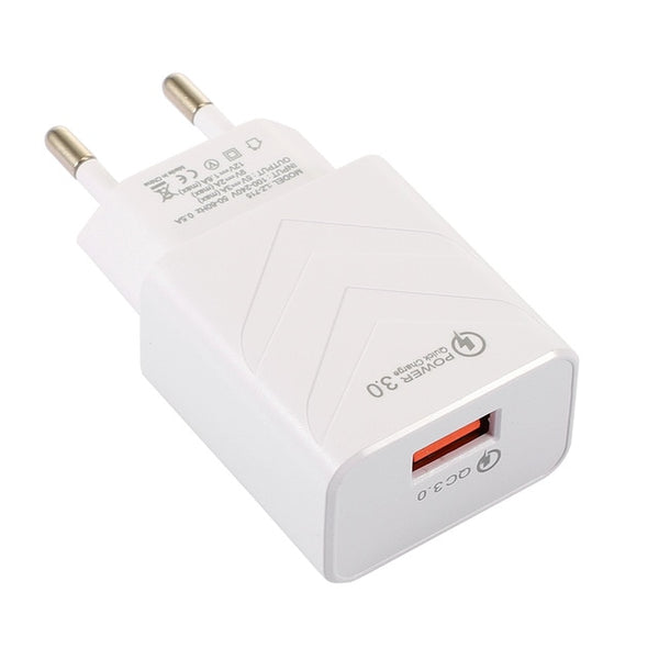 Adaptador de carga rápida 18W QC3.0
