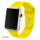 Correa de silicona suave para todos los modelos de Apple Watch 21 colores - ENGLA Chile ® Yellow / 38MM SM