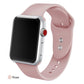 Correa de silicona suave para todos los modelos de Apple Watch 21 colores - ENGLA Chile ® Rose / 38MM SM