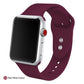 Correa de silicona suave para todos los modelos de Apple Watch 21 colores - ENGLA Chile ® Red Wine Colour / 38MM SM