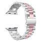 Exclusiva correa de acero inoxidable de lujo para Apple Watch - ENGLA Chile ® silver pink / 42mm o 44mm