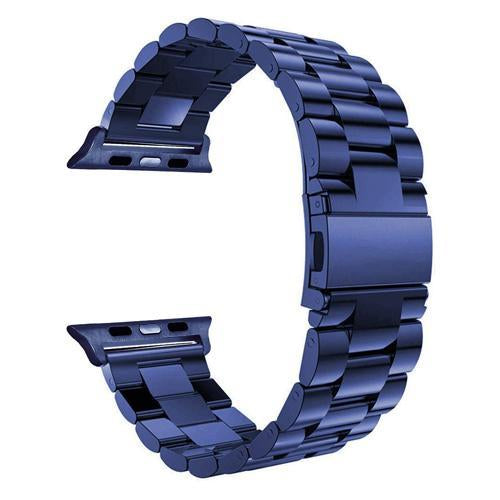 Exclusiva correa de acero inoxidable de lujo para Apple Watch - ENGLA Chile ® blue / 42mm o 44mm